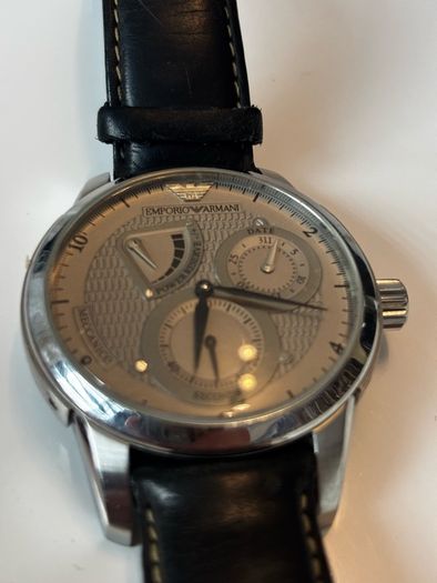 Emporio Armani Meccanico Automatic Mens Watch AR 4601  Power Reserve  Box