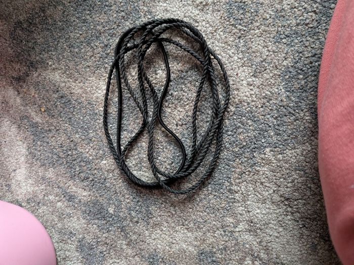 Black braided hair headband