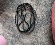 Black braided hair headband