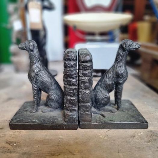 Irish Wolfhound Bookends Pair KAS1382