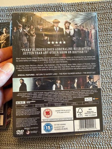 Peaky Blinders - Series 3+4. DVD Sets. Sealed.