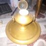 Beautiful Antique Brass Ink Holder Desk Set Image 2