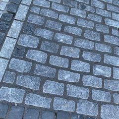 natural split silver granite 100x100 cobblestone