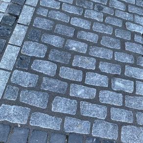 natural split silver granite 100x100 cobblestone