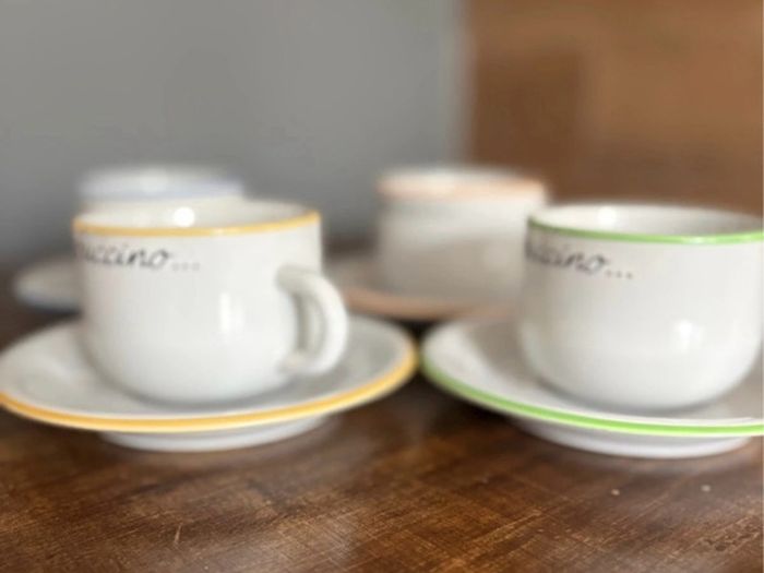 cups and saucers