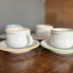 cups and saucers