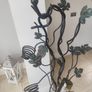 Wrought iron freestanding wine rack Image 5