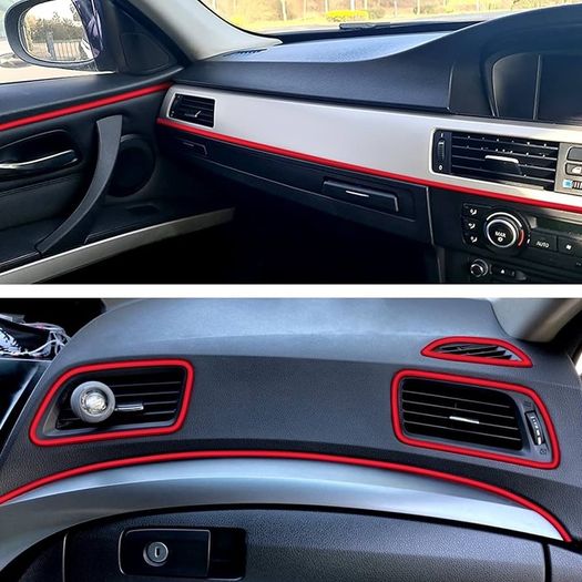 NEW SALE | Car Interior Accessories Trim Strips -10M / 32.8FT Car Mods Gap Fillers Automobile Moulding Line Decorative Accessories DIY Flexible Strip Garnish Accessory with Installing Tool