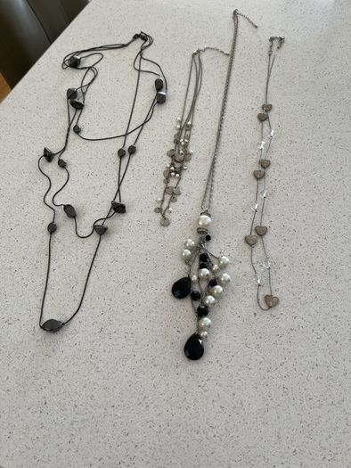 4 long Necklaces
