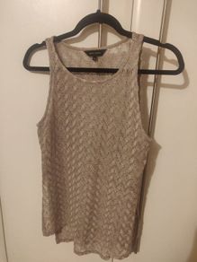 New Look Gold Sleeveless Top