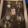 Franco Dolce Vita Italian Handmade Decanter & 2 Glasses - Lion Design - Original Box Image 2