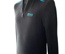 Hugo Boss 1/4 zip jumper men's sz S - EXCELLENT CON!
