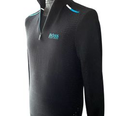 Hugo Boss 1/4 zip jumper men's sz S - EXCELLENT CON!