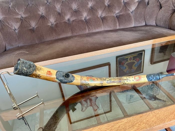 Repro China Ming Guo period 1920s Bone Opium Pipe