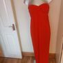 Red Maxi Bandeau Dress From Geri Range At Next size UK20 EU48 Perfect condition Postage included Image 8