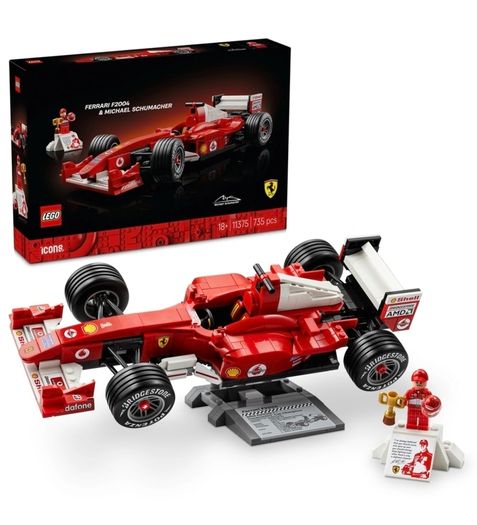 LEGO Icons 11375 F1 Ferrari F2004 & Michael Schumacher