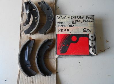 VW Derby,Polo Golf,Scirocco Brake Shoes.