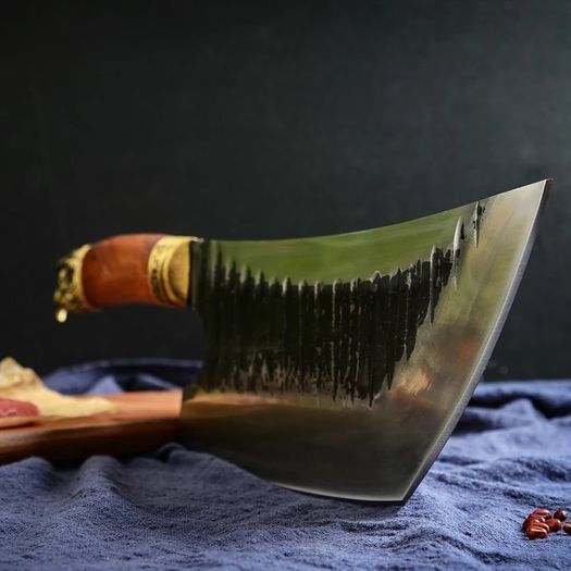 Knife for bone 9inch very heavy and Sharp 950grs Di'Casteel engrave your name
