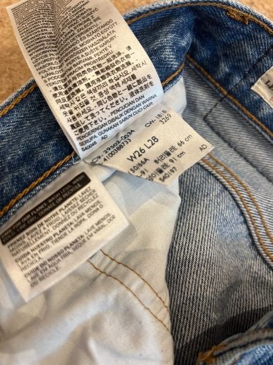 Levi's 501's skinny