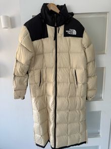North Face full-length puffa coat size M