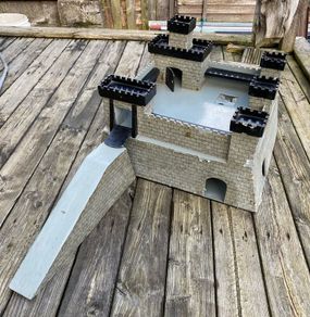 large scratch built castle