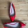 Carvela Kurt Geiger flats in vibrant red, size UK 4 Image 6