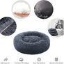 Calming Donut Dog Bed for Medium Small Dogs Cats, Fluffy Anti Anxiety Dog Beds Washable Puppy Bed Non-Slip Plush Cuddler Warming Round Faux Fur Pet Bed MULTIPLE SIZES AVAILABLE Image 3