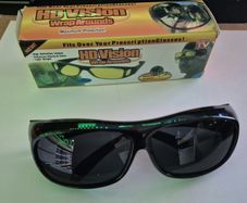 HD Vision Wrap Around Sunglasses - Fits over prescription glasses