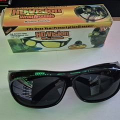HD Vision Wrap Around Sunglasses - Fits over prescription glasses