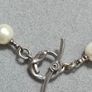 Sterling silver natural pearls necklace Image 2