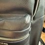 Tommy Hilfiger faux leather black backpack, in very good condition Image 5