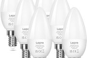 FRE P&amp;P E14 LED Light Bulb, Small Edison Screw SES Candle Bulbs, 4.9W 470lm, 40W Equivalent E14 Bulb, Warm White 2700K E14 LED Bulb, Energy Saving Candle Light Bulbs, Non-dimmable, Pack of 6