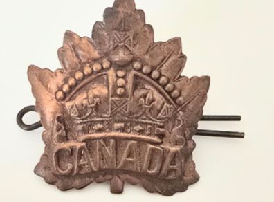 WW1 Canadian Army Cap Badge