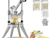 Commercial Chopper Commercial Vegetable Chopper W/ 4 Blades Fruits Dicer