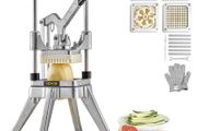 Commercial Chopper Commercial Vegetable Chopper W/ 4 Blades Fruits Dicer