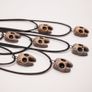 Handmade Tooth Skull Pendant, Skull Necklace Image 5