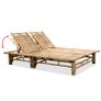 2-Person Sun Lounger Bamboo Image 4
