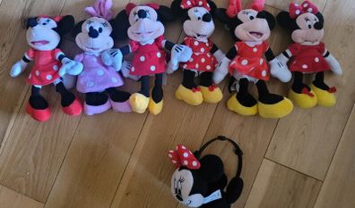 10" 25cms Minnie Mouse Plush Soft Toy Bundle x7