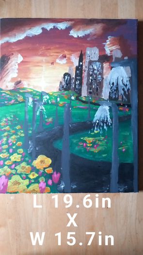 Canvas  Paintings x 9 in Total