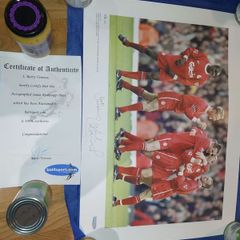 Liverpool signed Jamie Redknapp limited edition print