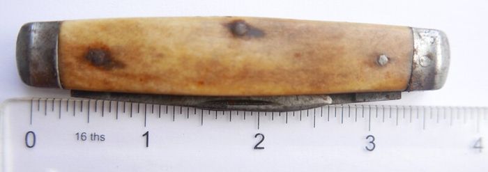 Vintage James Barber 1800s Sheffield Pocket Knife 2 Blades Stainless Steel
