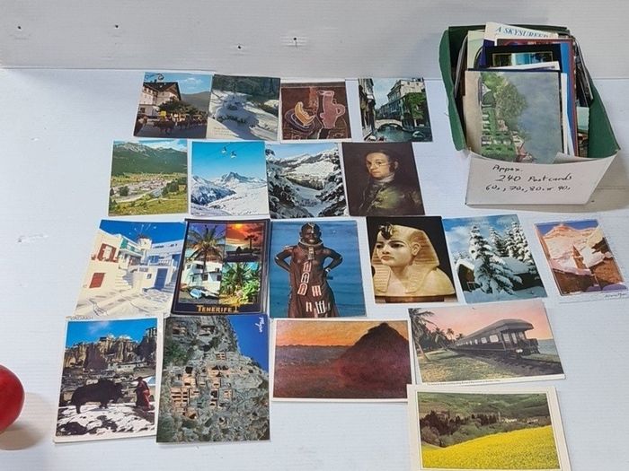 Vintage Postcards Approx 240 from 1960s to 2000s