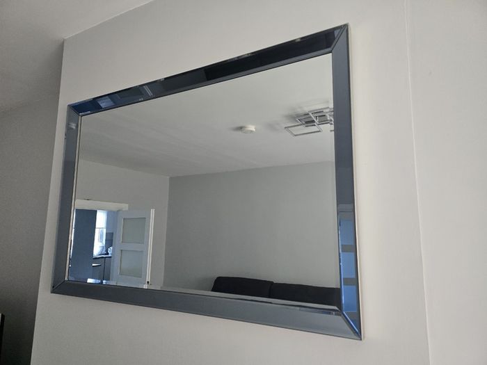 Large Smoked Wall Mirror
