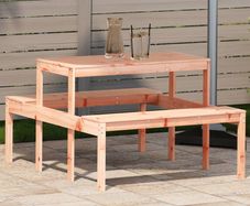 Picnic Table bench set  Solid Wood Douglas