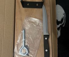 Stand knife Spanish Serrano Ham