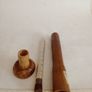 Antique French Albuminometer. Wood & Glass. Original Instructions Image 6
