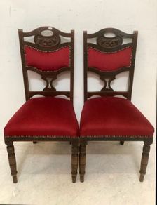 Victorian Style Mahogany Chairs