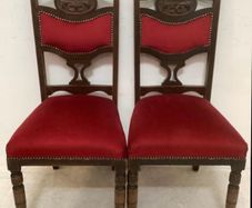 Victorian Style Mahogany Chairs