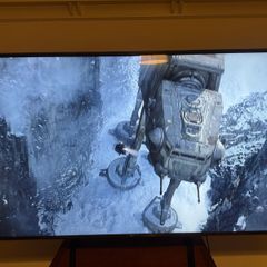 LG 75 inch 4K Smart TV and Wooden Media Unit 475 Euro