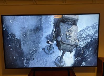 LG 75 inch 4K Smart TV and Wooden Media Unit 475 Euro
